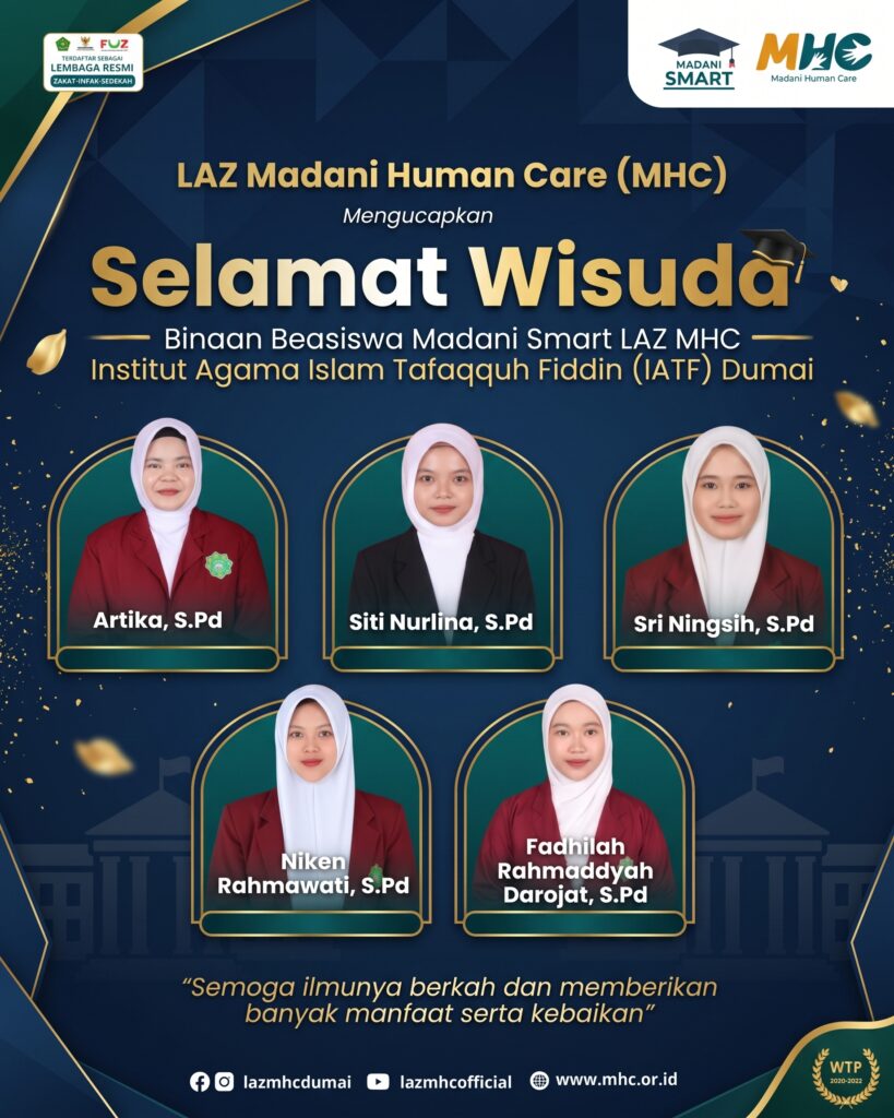 Wisuda Binaan Beasiswa Madani Smart LAZ MHC 2026
